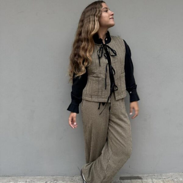 PANTALON CUADROS 6068