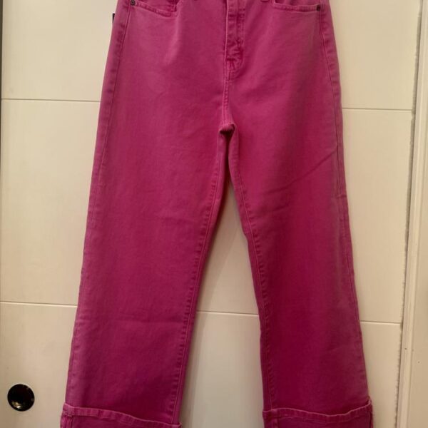 PANTALON VAQUERO FUXIA